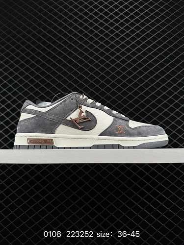 26 Nk SB Dunk Low LV cobranded Anniversary sneakers casual basse personalizzate di fascia alta FC688