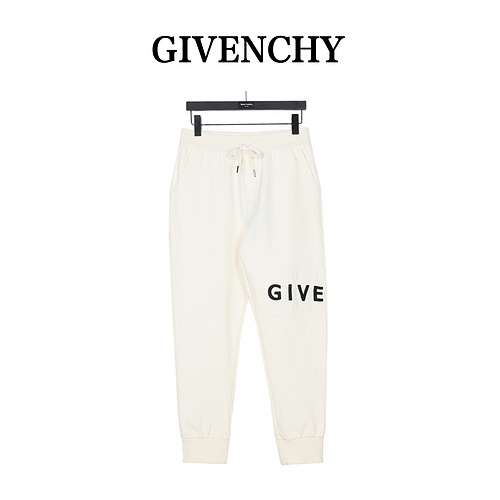 2023GVC Pantaloni classici con logo a lettera di Givenchy