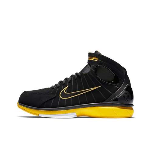 NIKE AIR ZOOM HUARACHE 2K4 Kobe Bryant scarpe da basket nere e dorate 308475102