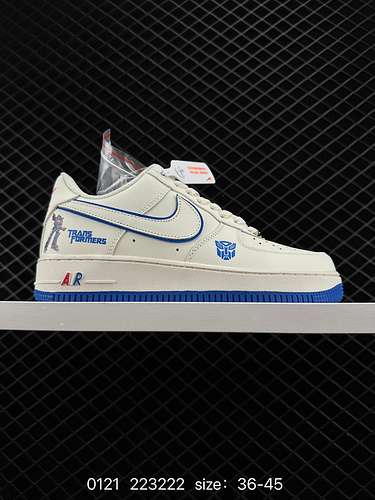 Benefici di fine anno Nike Air Force 7 Low Transformers Collaborazione Optimus Prime Air Force One S