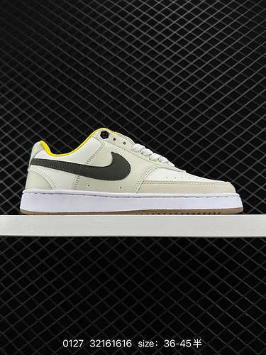 8 Nike Court Vision Low Bianco Nero Ispirata alla tendenza della metà degli anni '98, la Nike Court 