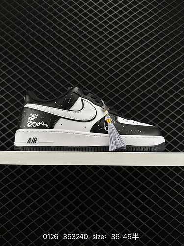 2 Nike Air Force Low Air Force 1 sneakers sportive casual versatili basse La combinazione di morbide