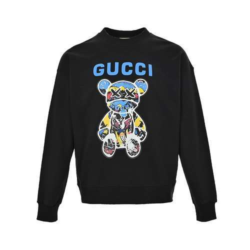 Felpa girocollo GcciGucci 23Fw Graffiti Violent Bear