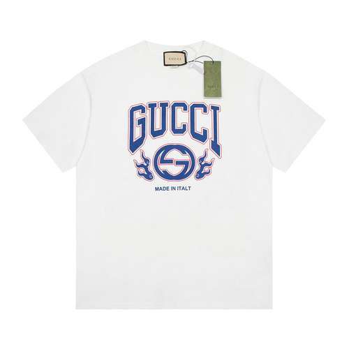 GUCCI Gucci Year of the Dragon Serieslettera logo girocollo maniche corte bianco P155095888