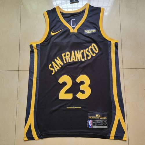 Warriors No. 23 Draymond Green Black 24th Season City Edition