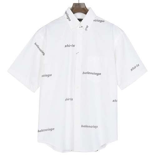 Maglia a maniche corte BLCGBalenciaga 23SS BLCG sbarramento LOGO