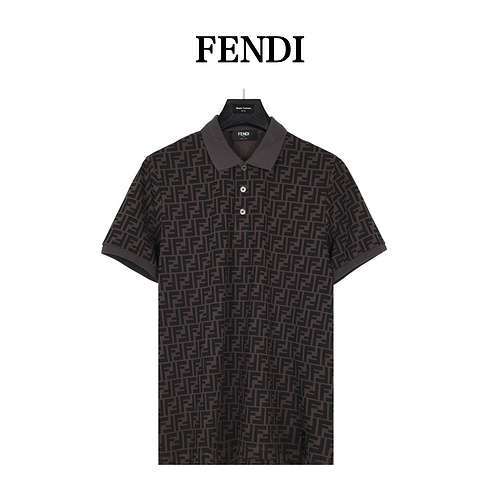 Fendi2024 nuova POLO classica in tessuto di puro cotone