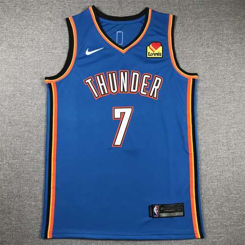 Thunder No. 7 Chet Holmgren Blue