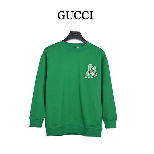 Felpa Gucci Year of the Rabbit Limited con coniglio verde