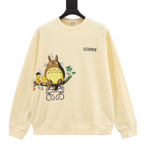 Felpa girocollo con stampa Loewe Luo Yiwei Totoro