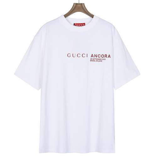 GUCCIGucci GC 24SS nuova manica corta tema ANCORA