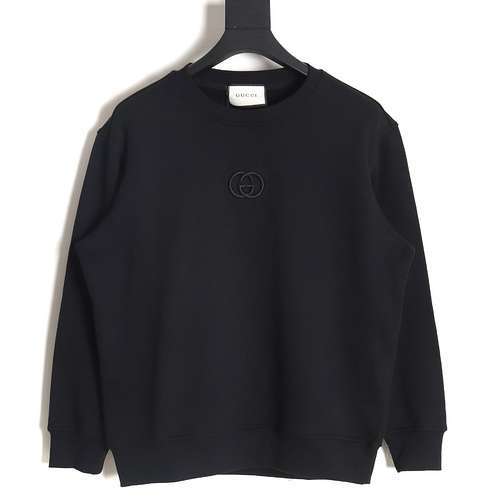 Felpa Gcci Gucci 24SS girocollo con ricamo logo sul petto