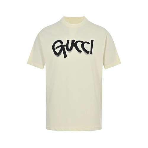 GucciGucci 23ss maniche corte con stampa di lettere graffiti