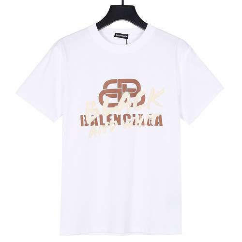 BLCGBalenciaga 24ss nuovo logo stampato maniche corte