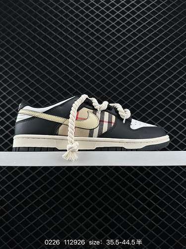 3 Personalizzato con corda OffWhite stile decostruito Nike SB Dunk Low quotMilk WhitePinkSmilequot s