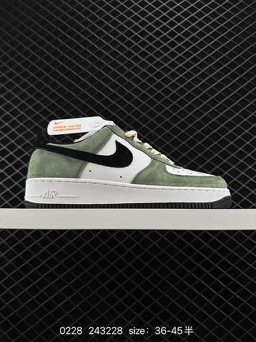 4 Nike Air Force Low Air Force 1 sneaker sportive casual versatili basse La combinazione di morbide 