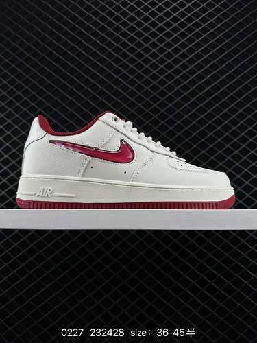 4 Nike Air Force Low Air Force 1 sneaker sportive casual versatili basse La combinazione di morbide 