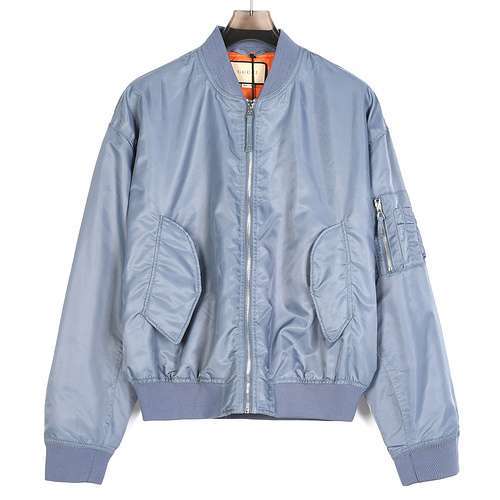 GUCCIGucci 24SS bomber con lettera ricamata sul retro