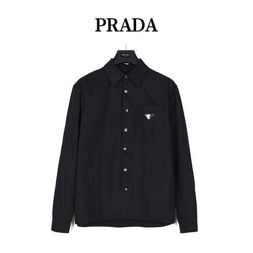 PRD Maglia Prada RPD 24SS in nylon riciclato a maniche lunghe