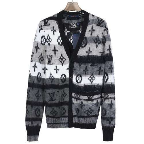 Cardigan in mohair MONOGRAM di LV Louis Vuitton 24ss