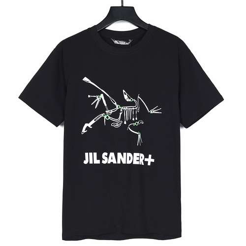 Maniche corte stampate con giunto ARC Arcteryx 24ss JIL SANDER