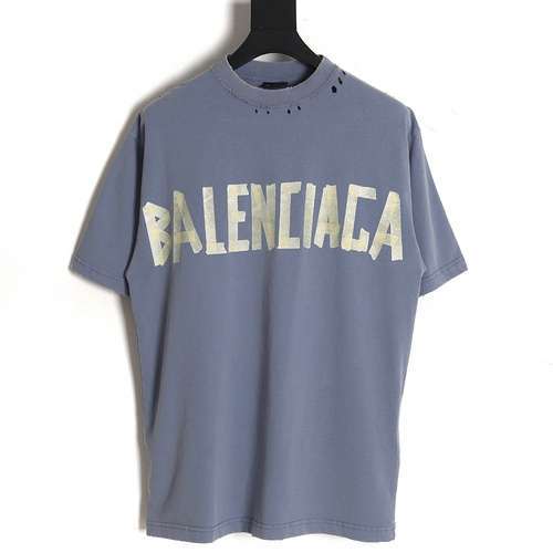 T-shirt a maniche corte con nastro adesivo BLCG Balenciaga 24SS