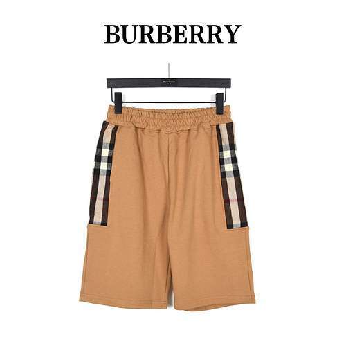 BBRBhorts classici patchwork a quadri laterali di Burberry