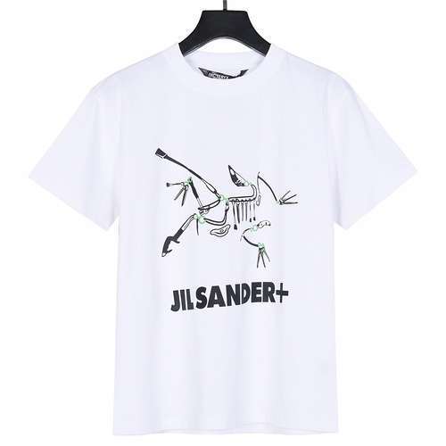 Maniche corte stampate con giunto ARC Arcteryx 24ss JIL SANDER