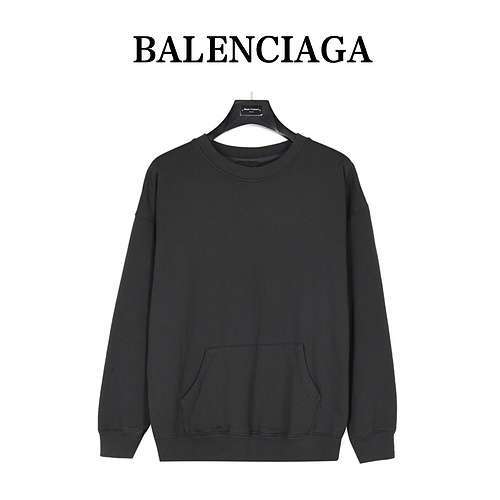 Felpa girocollo BLCGBalenciaga 23Fw monopezzo senza cuciture con ricamo sito web