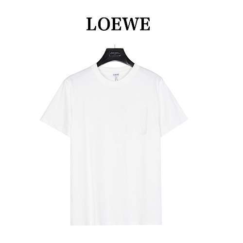 LoeweTshirt ricamata Loewe tinta unita