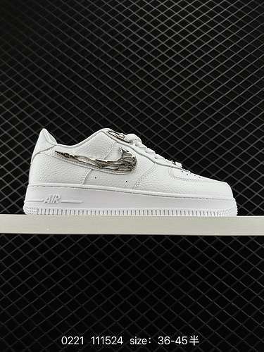 2 Nike Air Force Low Air Force 1 sneakers sportive casual versatili basse La combinazione di morbide