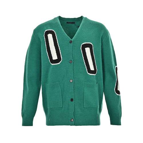 Cardigan maglione verde LVLouis Vuitton 23Fw