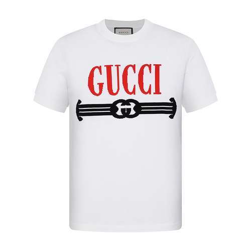 GUCCI T-shirt Gucci a maniche corte con scollo tondo in maglia classica color block