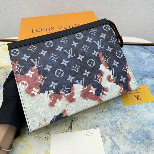 Pochette da uomo realizzata in pelle bovina originale importata, consegna di alta qualità, borsa reg