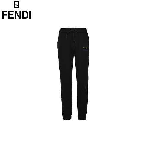 Pantaloni FDFendi 24FW little monster intrecciati con LOGO ricamato