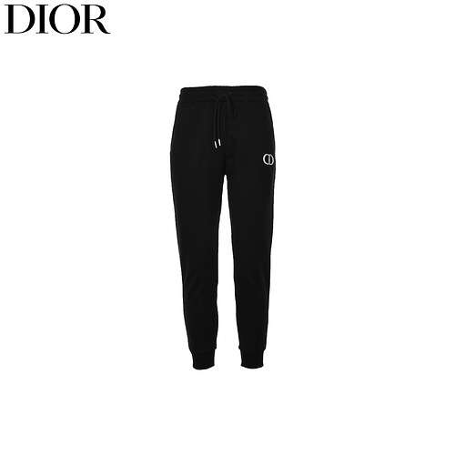 Pantaloni CDDior 24FW con LOGO ricamato davanti e dietro