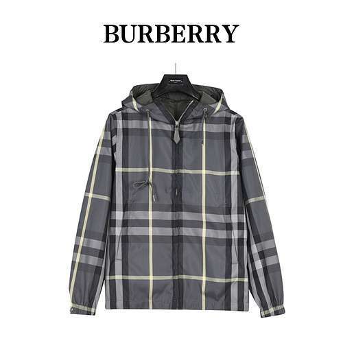 BBRGiacca reversibile con cappuccio scozzese 24ss di Burberry