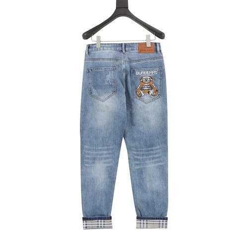 Jeans BBR con LOGO orsetto ricamato sul retro