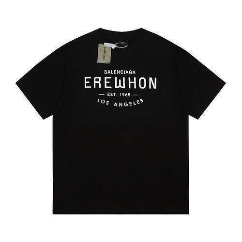 BLCG Balenciaga 24ss EREWHON serie limitata congiunta a maniche corte nero