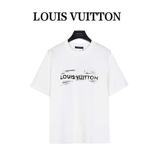 Tshirt a maniche corte con stampa logo graffiti LVLouis Vuitton 24ss