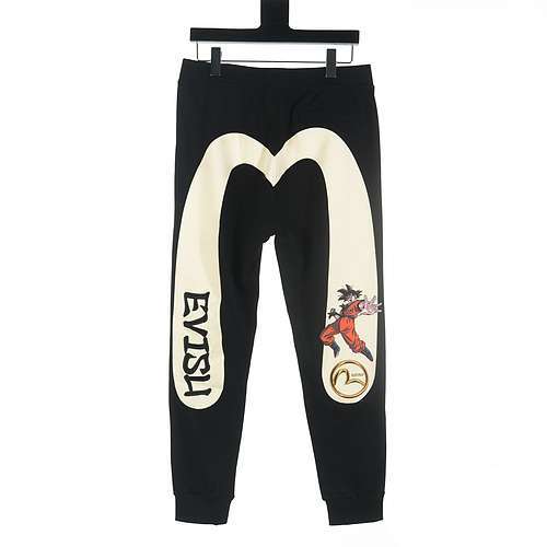 Pantaloni della tuta stampati Evisu Lucky God Dragon Ball Series Big M Goku