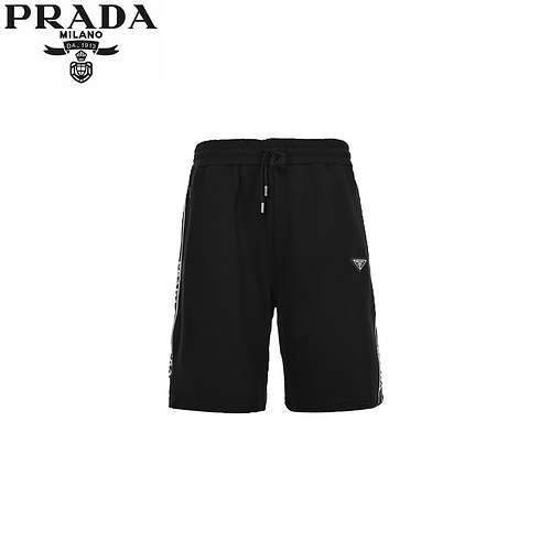 PRDPrada 24FW pantaloncini con etichetta in fettuccia con etichetta LOGO