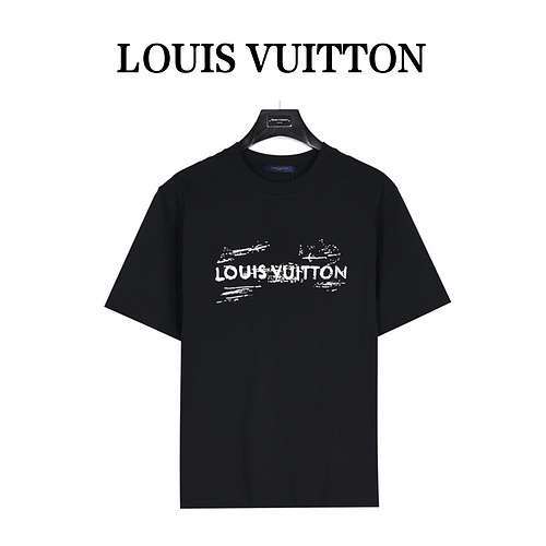 Tshirt a maniche corte con stampa logo graffiti LVLouis Vuitton 24ss