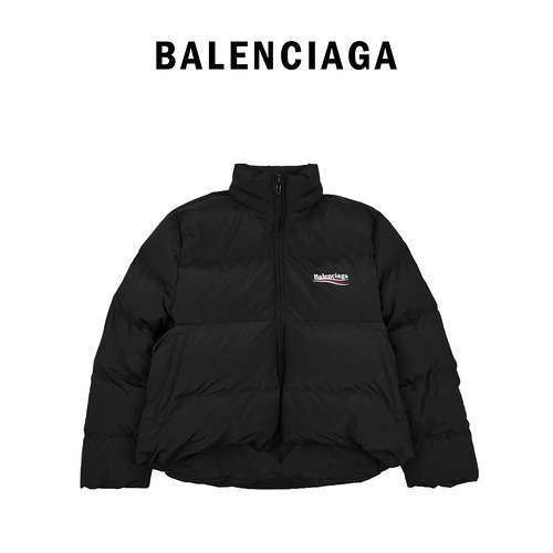 BLCG Balenciaga Cola cappotto in piumino di cotone sciolto ondulato giacca di cotone e abito da pane