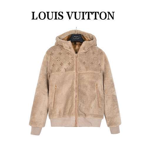 Giacca reversibile LVLouis Vuitton 24Fw con cintura e cappuccio