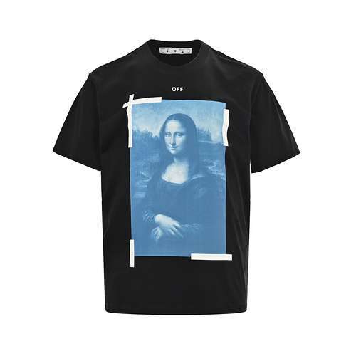 OW CO VIRGIL 21ss Monna Lisa maniche corte stampate