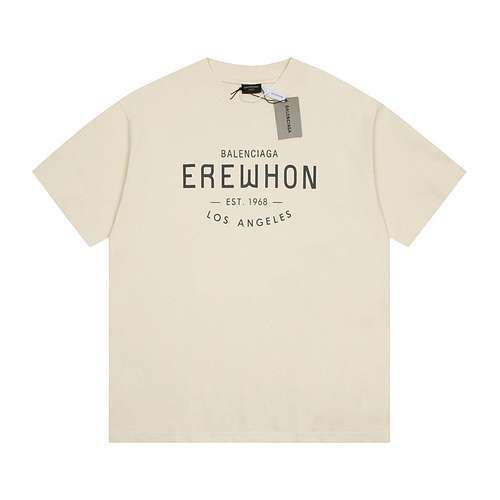 BLCG Balenciaga 24ss EREWHON joint serie limitata maniche corte beige P150090888