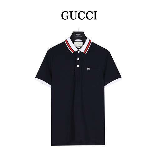 GucciPolo classico con ricamo doppia G di Gucci