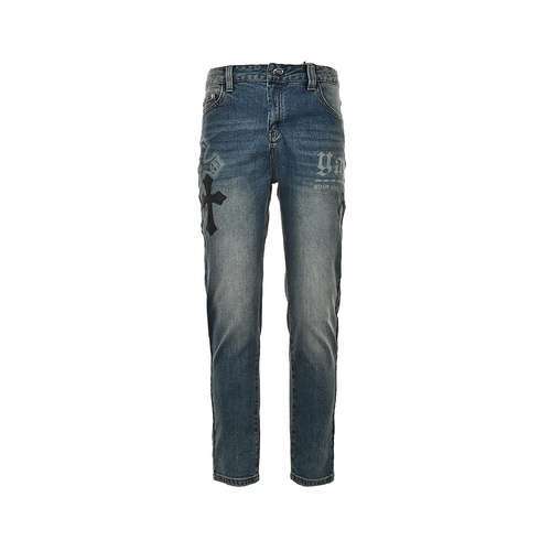 Jeans incrociati classici a cuore CHCro