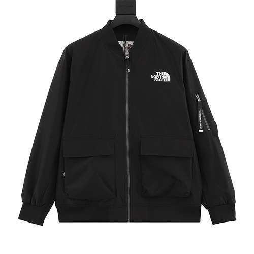 Giacca da esterno funzionale TNF North Face con cerniera tinta unita